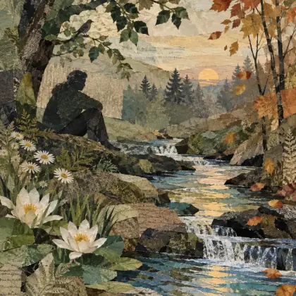 To My Brooklet - poem by - Henry Wadsworth Longfellow