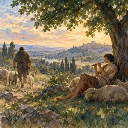 Virgil's First Eclogue - poem by - Henry Wadsworth Longfellow