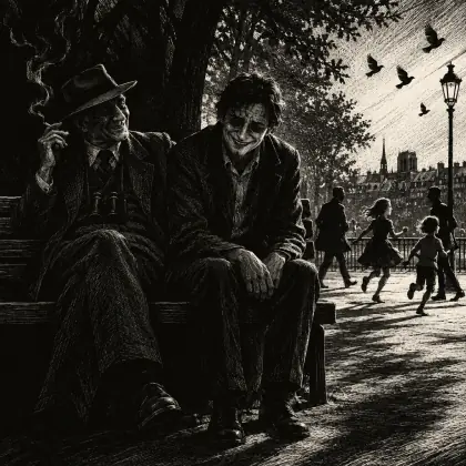 Despair Is Sitting on a Bench - poem by - Jacques Prevert