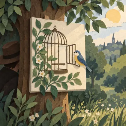 How to Make a Portrait of a Bird - poem by - Jacques Prevert