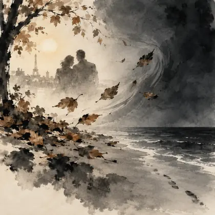 The Dead Leaves - poem by - Jacques Prevert