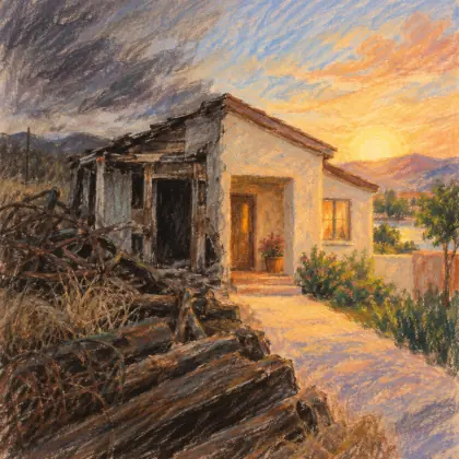 We Bought a Small House - poem by - Jimmy Santiago Baca