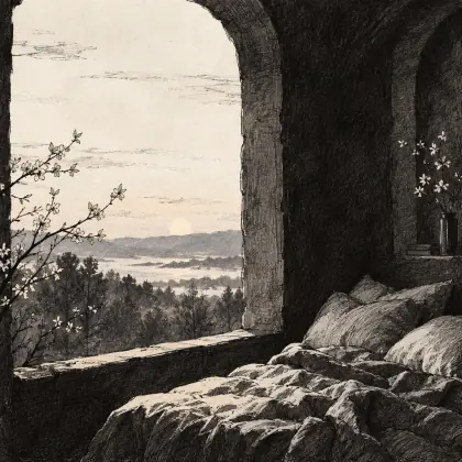 Alcove - poem by - John Ashbery