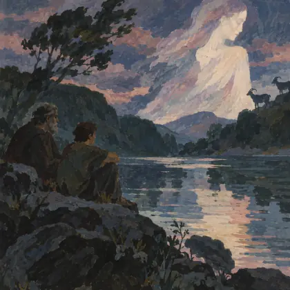 Eclogue - poem by - John Ashbery