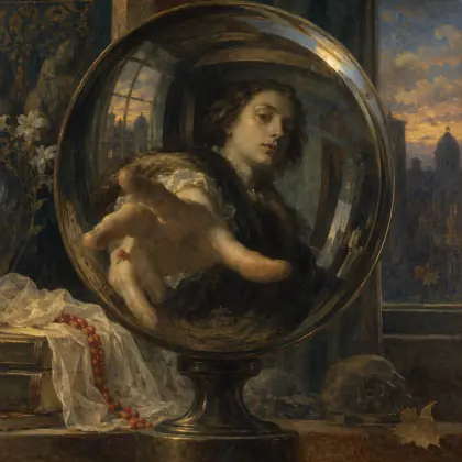 Self-portrait in a Convex Mirror - poem by - John Ashbery