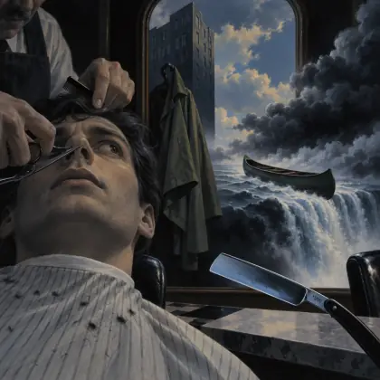 The Barber - poem by - John Ashbery