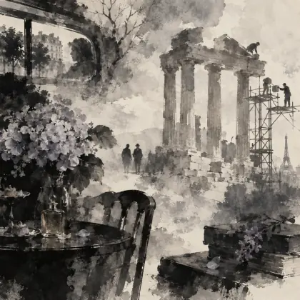 The Tomb of Stuart Merrill - poem by - John Ashbery