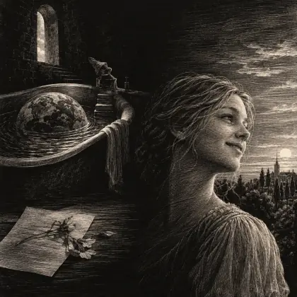 Thoughts of a Young Girl - poem by - John Ashbery