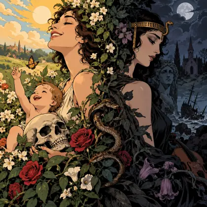 A Song of Opposites - poem by - John Keats