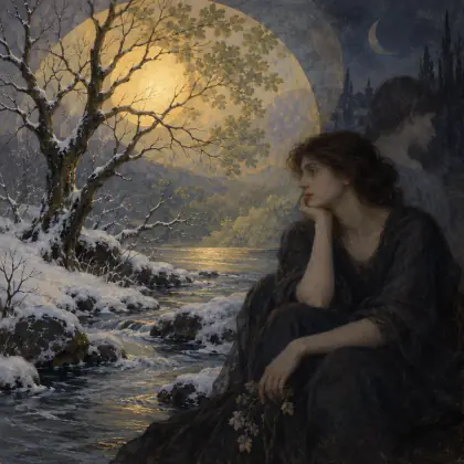 In Drear-nighted December - poem by - John Keats