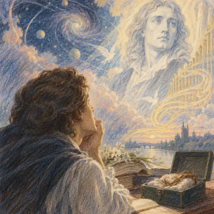 Lines on Seeing a Lock of Milton’s Hair - poem by - John Keats