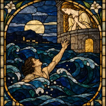 On a Leander Which Miss Reynolds, My Kind Friend, Gave Me - poem by - John Keats
