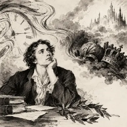 On Receiving a Laurel Crown from Leigh Hunt - poem by - John Keats