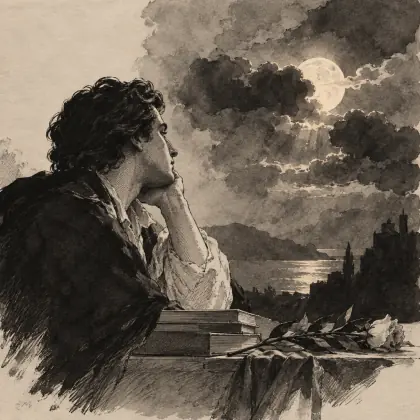 Sonnet to Byron - poem by - John Keats