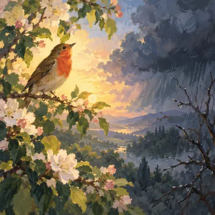 Stay, Ruby Breated Warbler, Stay - poem by - John Keats