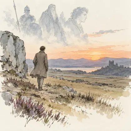 There Is a Joy in Footing Slow Across a Silent Plain - poem by - John Keats