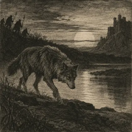A Wolf - poem by - Jorge Luis Borges