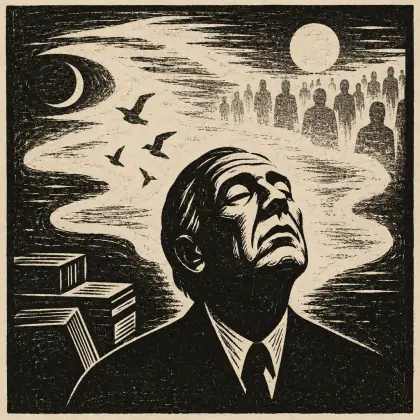 On His Blindness - poem by - Jorge Luis Borges