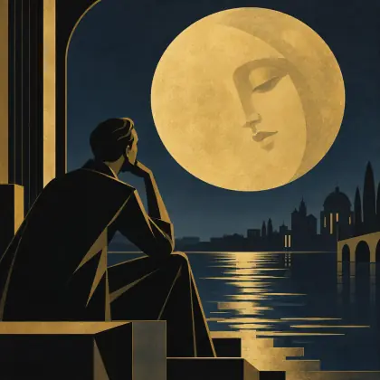 The Moon - poem by - Jorge Luis Borges