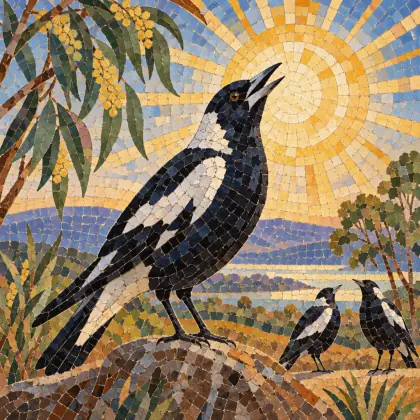Magpies - poem by - Judith Wright