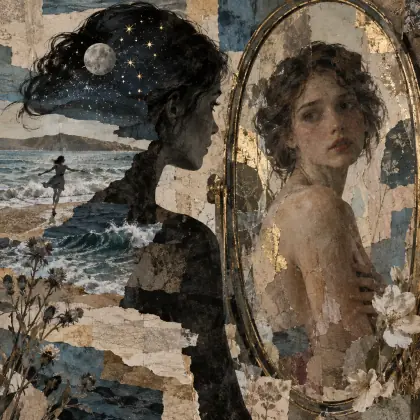 Naked Girl and Mirror - poem by - Judith Wright