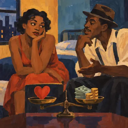 50-50 - poem by - Langston Hughes