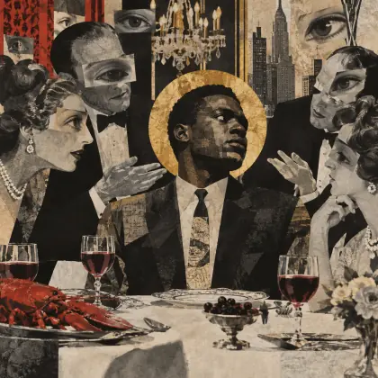 Dinner Guest: Me - poem by - Langston Hughes