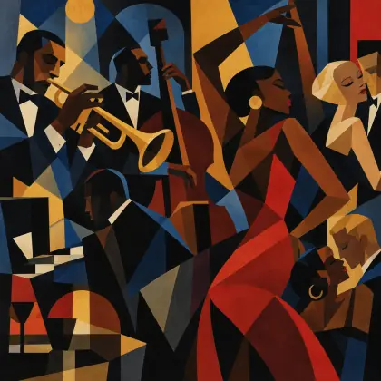 Harlem Night Club - poem by - Langston Hughes