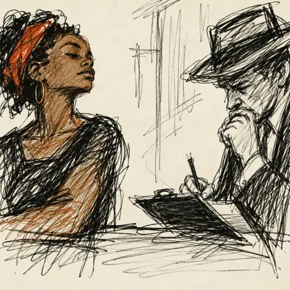 Madam and the Census Man - poem by - Langston Hughes