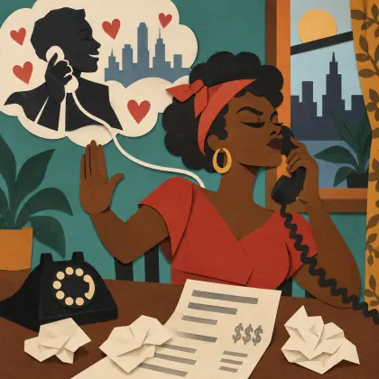 Madam and the Phone Bill - poem by - Langston Hughes
