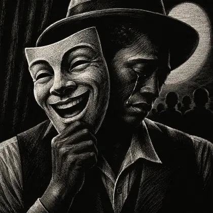 Minstrel Man - poem by - Langston Hughes