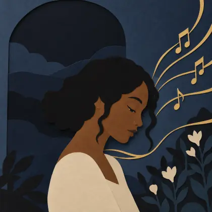 Quiet Girl - poem by - Langston Hughes