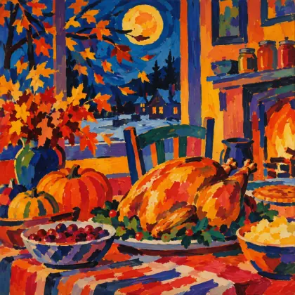 Thanksgiving Time - poem by - Langston Hughes
