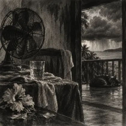 A Retrospect of Humidity - poem by - Les Murray