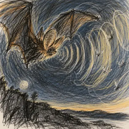 Bat's Ultrasound - poem by - Les Murray