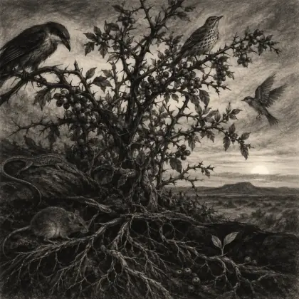 Cockspur Bush - poem by - Les Murray