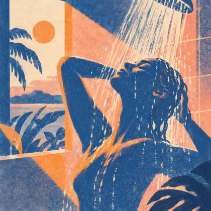 Shower - poem by - Les Murray