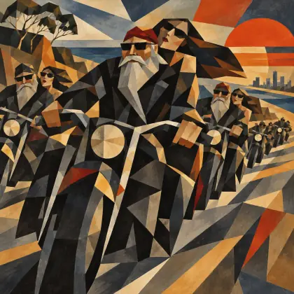 The Harleys - poem by - Les Murray