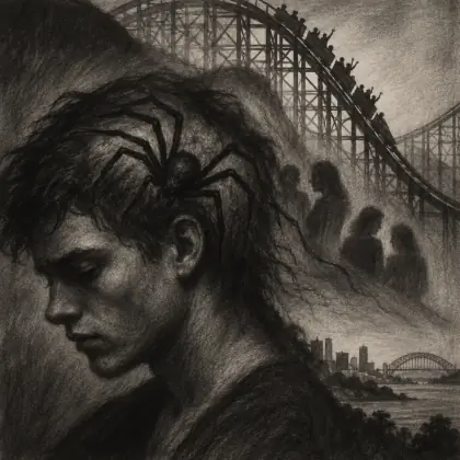 The Head-spider - poem by - Les Murray