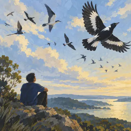 To Fly in Just Your Suit - poem by - Les Murray