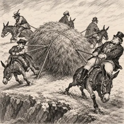 Epigram: the World Is a Bundle of Hay - poem by - Lord Byron
