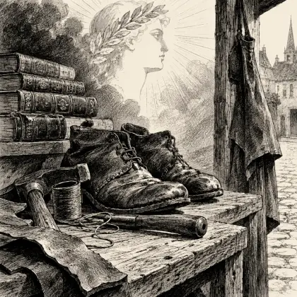Epitaph for Joseph Blackett, Late Poet and Shoemaker - poem by - Lord Byron