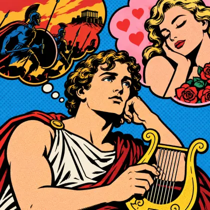 From Anacreon - poem by - Lord Byron