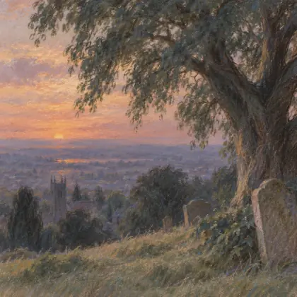 Lines Written Beneath an Elm in the Churchyard - poem by - Lord Byron