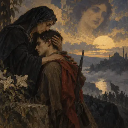 On Parting - poem by - Lord Byron