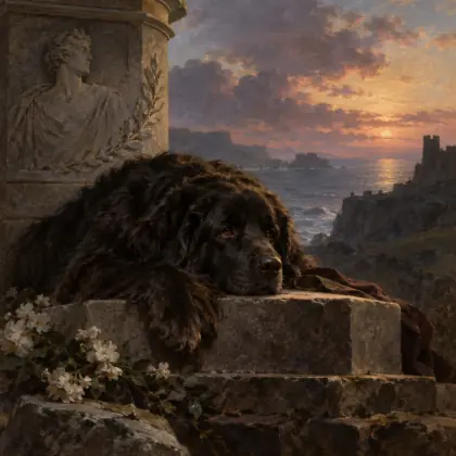 The Corsair: an Inscription on the Monument of a Newfoundland Dog - poem by - Lord Byron