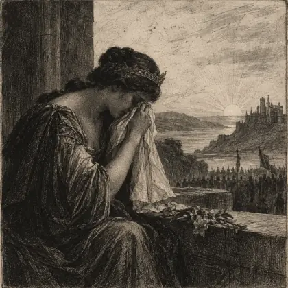 The Corsair: to a Lady Weeping - poem by - Lord Byron