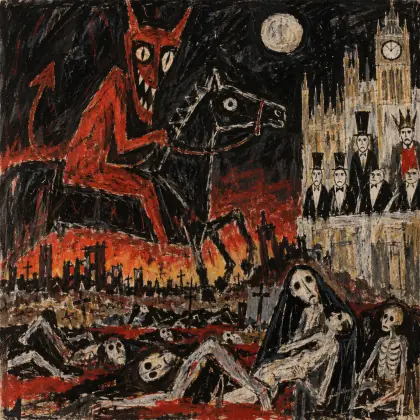 The Devil’s Drive: an Unfinished Rhapsody - poem by - Lord Byron