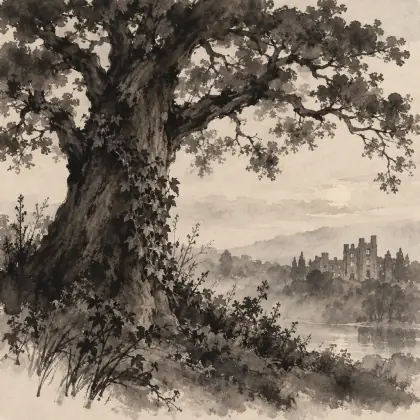 To an Oak at Newstead - poem by - Lord Byron
