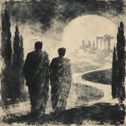 Translation of the Epitaph on Virgil and Tibullus - poem by - Lord Byron